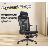 Office Chair Computer Chair Ergonomic Office Chair Breathable Mesh Back Chair With Footrest