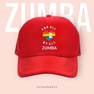MERAH Zumba hat gym hat/ red hat/ red and white hat/