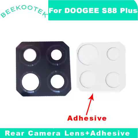 New Original DOOGEE S88 Plus Rear Camera Lens Back Camera Lens Glass With Foam Adhesive For DOOGEE S
