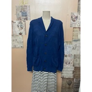 Long blue mongtogi cardigan ca5