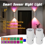 ☀️ Lampu Dinding Sensor | USB Rechargeable Lampu Dinding | Sensor Automatik untuk Bilik Tidur