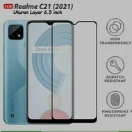 LAYAR Tempered Glass Tampered Tempered Glass full Screen Glass Realme C21