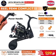 Reel PENN Conflict II 3000 & 4000 Original – Gear Ratio 6.2:1 | 7+1 Ball Bearing | CNC Gear™ Technol