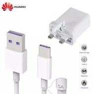 100% Original Huawei SuperCharge Fast Changer UK Plug 4.5A/5A 40W Type-C Cable & Fast Charger