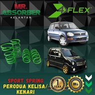 Spring 4Flex Performance lowered perodua kelisa/Kenari set