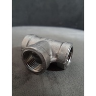 Stainless Steel Tee SIZE (1/4 - 3/4) screw type by acrotools