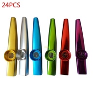 youn 24Pcs Metal Kazoos Instruments Orff Musical Instruments Flutes Great  for Kids adults Music Lov