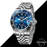 [WatchClubOnline] AR2102SUS Arbutus Mechanical Automatic GMT Men Casual Formal Sports Watches AR2102 AR-2102