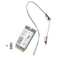 JJM MALL-Wifi Card Ax201 Ngw with Antenna Wifi 6 3000Mbps M.2 Cnvio2 Bluetooth 5.1 Wifi Adapter for Windows10