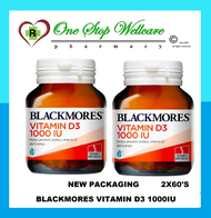 BLACKMORES VITAMIN D3 1000IU 2X60'S (EXP: 08/2026)