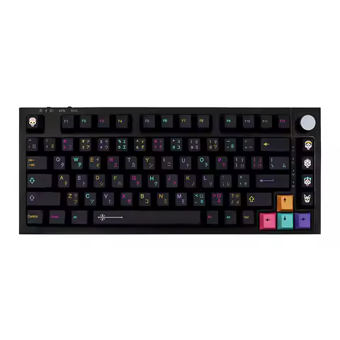 Mictlan Keycaps Set Cherry Height pbt dye sub Keycap For gk61/64/68/G610 K70 GMMK gmk Mechanical Gam