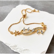 TITANIUM Drawstring Bracelet SIMPLEELEGAN gelang titanium gelang tangan perempuan