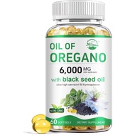 Nature's live Oil of Oregano with Black Seed Oil QD4D