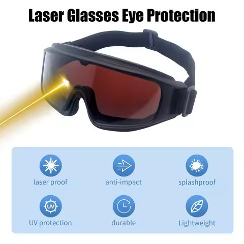 laser protection glasses 455 532 1064 10600nm OD5 ER Laser Glasses ND YAG KTP Rudy Diodes IPL Laser 