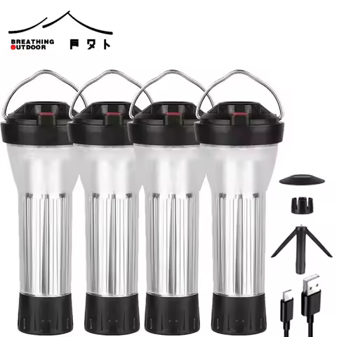 BATOT 5 Set 3000mAh Camping Lantern Goal Zero Flat Replacement Camping Lamp 5 Lighting Modes Led Fla