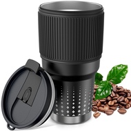 YoLin Stainless Steel Tumbler with Lid, 900mL, Thermal Insulation, Cold Insulation, Large Capacity, Water Bottle, Wide Mouth, Thermos, Vacuum Insulated Tumbler, No Wetting, No Condensation, Coffee Cup, Direct Drinking, Portable, Car-mounted, Stylish, Men