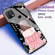 HP [H04] Oppo A15 A15S GLASS Case, OPPO A15 A15S GLASS CASE, CASE OPPO A15 A15S A16Khp, COOL OPPO A1
