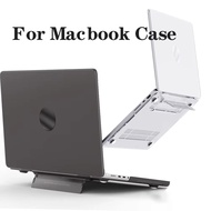 Stand Frosted Case For Macbook Air M4 M3 M2 M1 Pro Air 15 Inch Pro 13 15" 2023 PC Shockproof Cover