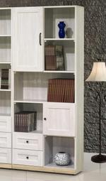 ✳德興傢俱✳ 麥倫鄉村風雙橡木色3尺開門書櫃