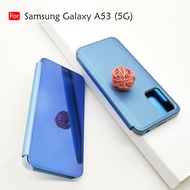 Carristo Samsung Galaxy A23 A33 5G A53 5G A73 5G M33 M53 5G Delight Mirror Flip Case Cover Stand Pou