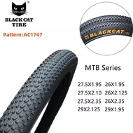 Black Cat Tire/Tube For Bicycle MTB & RB/20x1.95/26x1.95/27.5x1.95/29x1.95 AV48 AND AV ONLY TUBE BIK