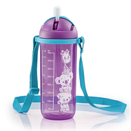 DRINK BOTTLES - Tupperware Twinkle Straw Tumbler 500ml - Giraffe