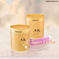 Tupperware Large One Touch Canister 4.3L (1PC / 2PCS) - Gold