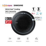 Samsung AC Cassette Inverter 360 Wind-Free 2 PK - Hitam - AC052FE6DKFEA | AC052 FE6DKF