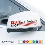 Trd Sport Racing Development Sticker Car Rearview Mirror Sticker