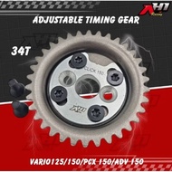 CENTRIC SHIFT GEAR VARIO 125 150 PCX ADV 150 34 T AH1 RACING ADJUSTABLE TIMING GEAR VARIO ORIGINAL A