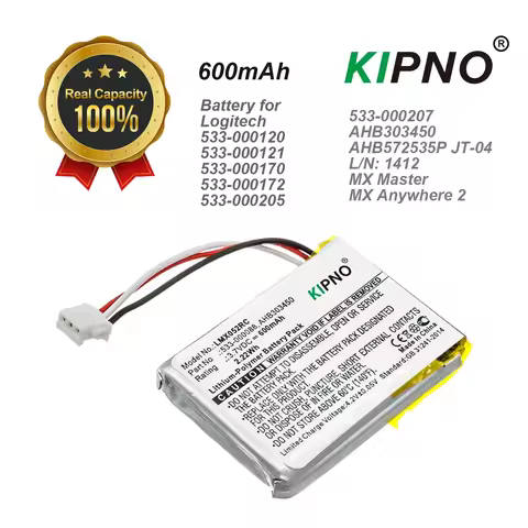 Logitech AHB572535P JT-04 533-000120 Battery Compatible with MX Master 2S MX Anywhere 2 MX Ergo And 