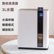 全城熱賣 - 智慧型家用抽濕機 除濕乾衣機 小型除濕 防潮抽濕機 吸濕器 3L水箱 香港三腳插头