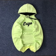 Hoodie SWEATER Cracking ERIGO ROUGHNECK 3SECON Screen Printing Rubber Band BANDUNG