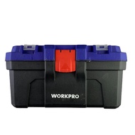 Plastic tool box, size 410mm (16 inches) Workpro - WP283001 Dark blue has 2 compartments to hold man