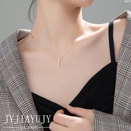 Fashion jewelry J & Y SILVER【In สหรัฐอเมริกา Stock 】100% เงินสเตอร์ลิง S925สร้อยคอแท่งแนวตั้งรูปร่าง