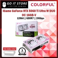 iGame GeForce RTX 5060 Ti Ultra W DUO OC 16GB-V | White and Pink Color | GeForce RTX 5060 Ti | GDDR7