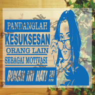 Sticker Cutting Mobil Tulisan Kaca Bodi Pintu Samping Bemper Kesuksesan Orang Lain pick up canter