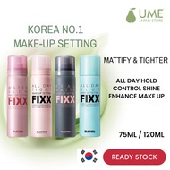 Korea So Natural FIXX ALL DAY TIGHT MAKE UP SETTING SPRAY 75ML 120ML Water glow Real Matte Controls 