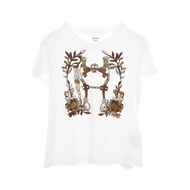 【二手】愛馬仕 HERMES Cut and Sew Cartouche della Cavalleria 純棉T卹 女款 全新未使用