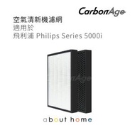 CarbonAge - Philips飛利浦 Series 5000i HEPA+活性碳 空氣清新機濾網 代用濾芯 [D04]