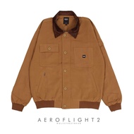 Jaket pria aero flight corduroy tebal nyaman polos keren trendy