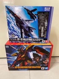 日版Macross超時空要塞 hmr Hi-Metal R VF-1S Valkyrie & VF-19 Custom Fire Valkyrie