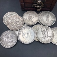 Antique Country Old Objects Republic of China Yuan Datou Silver Yuan Qing Dynasty Dragon Yang Silver
