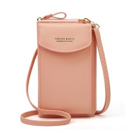 2022 new women wallet mobile phone bag ladies double-layer coin purse card holder retro tide single shoulder crossbody card bag