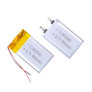 3.7V 850mAh Polymer Lithium LiPo Rechargeable Battery 802540 For Bluetooth headset, beauty instrumen