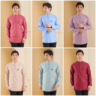 Kurta Lelaki Berkolar Cekak Musang CoMOCREPE Kurta Lelaki Men Kurta Baju Raya Viral 2025