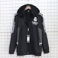 Áo khoác gió clb Real Madrid 2024/ 25 màu đen