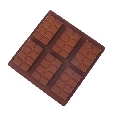 Rectangle Silicone Mold DIY Chocolate Candy Bar Break Apart Protein Engery Mould Wax Melt Fat Bomb S