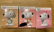 Snoopy及兄弟 Andy ，Spike  ，Marbles Belkey軟膠公仔