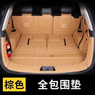 yolandd เสื่อบูตรถยนต์ด้านหลังtrunk Liner Cargoหนังชั้นพรมถาดอุปกรณ์ป้องกันเสื่อสำหรับdfsk E5 Navor